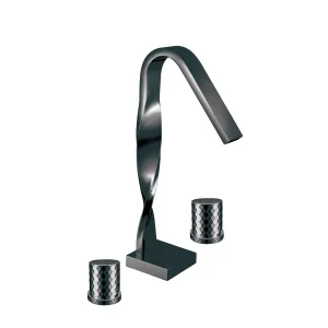 PLZ-104-MB THREE HOLE BASIN MIXER